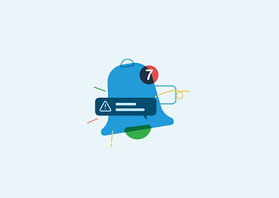 Spot 1 Notification clean design icon illustration