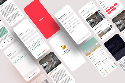 News Reading app app design ui ux