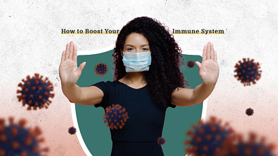 How to Keep Immune System Healthy design photoshop