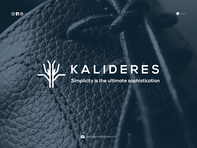 Kalideres awesome logo brand design branding design letter logo logodesign logomaker logotype modern logo ui ux