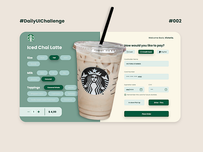 Credit Card Checkout adobe xd daily ui 002 dailyui dailyuichallenge design pastel color prompt shot ui ui ux web design