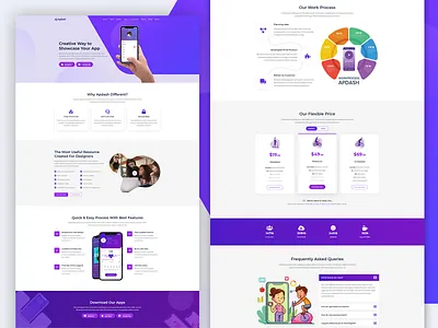 Apdash - App Landing Page Template app app landing app landing page app landing template app store black friday corporate landing page digital agency landing page