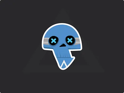 The Heads-#01-No See character sticker