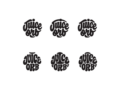 Juice Orb Process branding handlettering handtype hashtaglettering lettering logo process thevectormachine vector vectormachine