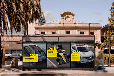 MOCKUP BILLBOARD RENAULT 2 billboard design poster