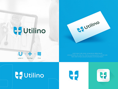 Utilino - Abstract letter U logo design abstract u logo consultation logo creative logo design dribbble logo fiverr logo kreativeslice letter logo logo logo design medical logo minimal logo design modern logo u u absract u letter logo u logo utilino