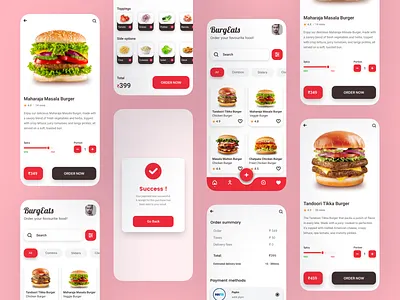 🍔 BurgerEats App UI – Fresh, Juicy & Appetizing Design! 🎨📱 appdesign burgerapp dribbble ecommerceapp fastfood figmadesign foodapp fooddelivery foodordering minimaldesign mobileapp mobileui modernui restaurantapp uidesign uiux userinterface uxdesign