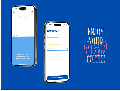 UI Patterns → Brew coffee timer app chat dashboard design ui ux web