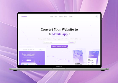 Website Landing Page UI Design branding ui ui ux website website design