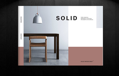 Cover Editorial Furniture Catalog/Lookbook editorial furniture layout layout design layouts