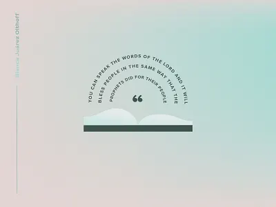 The Words of the Lord design graphic design icon jesus quote scripture social media graphic type typography