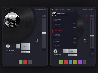 TableBeats - Scratch Practice & Jam Sessions App app beat dj ipad library mobile music musician player record scratch sevice sound turntable ux vinyl