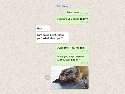 Whatsapp conversation chat chat app facebook mockup ui userinterface whatsapp whatsapp chat whatsapp redesign