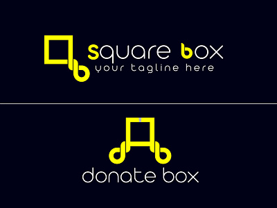 Square Box | Donate Box Logo best logo maker big square box black square box blue box logo book square box donation box elegance logo logo collection logo creator logo design logo design free logo folio logo vector minimalist logo modern logo modern logo 2021 modern logo design modern logo ideas square box