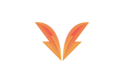 Gradient Letter V Logo brandidentity branding designer forsale hendytm letter v logo logodesign monogram logo v