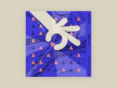 10x20 - 2: What Is There - Delta Spirit 10x20 album art gem gig poster halftone hand jewel music procreate retro supply space
