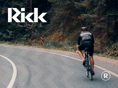 New Project on Behance: Rick - Logo for a racing cyclist behance project bike bike logo biking branding cyclist gravel logo logotype logotypedesign mark minimal rick ride rider roadbike street symbol typography