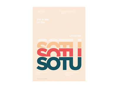 SOTU_poster_04 daily design poster poster design sotu type typography