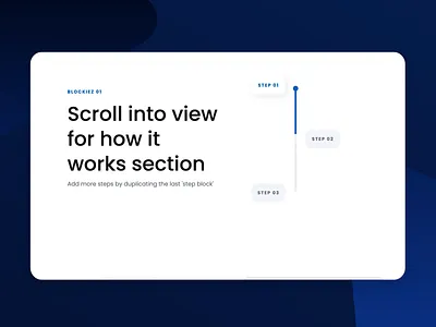 How it works - Scroll animation design ui web webflow