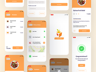 🚀🥦 FreshCart – Fruit & Vegetable Delivery App UI Design 🍎📱 appdesign darkmodeui figmadesign fooddelivery freshproduce fruitapp groceryapp healthyliving minimalui mobileapp mobileux moderndesign organicfood uiux userexperience vegetableapp