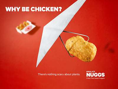 NUGGS Launch Campaign advertising advertising design branding campaign chicken food nuggets photography vegetarian