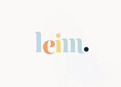 Leim Logo brand brand design design identity logo