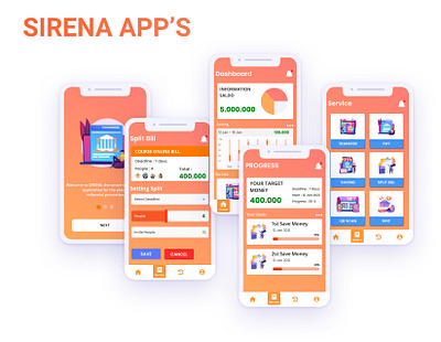 Sirena App (Smart Money For Student) money moneyapp smartmoneyfs splitbil transfer transfer money