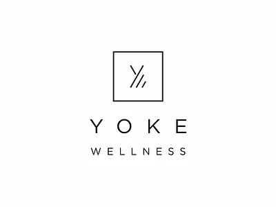 yoke welness abstract animal design fashion initial inspiration line art lineart logo media minimalist modern monogram simple sophisticated