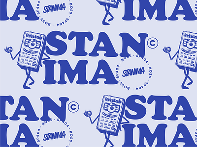 Stanima 90s character cooper hiphop logo mascot sp404 stanima