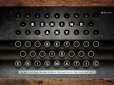 Enigmatic betting casino design gambling interface skeuomorph