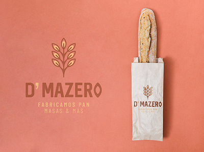 Diseño de Logo - D'Mazero Panadería bakery brand diseño gráfico graphic design logo logotype