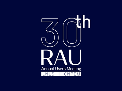 VISUAL IDENTITY | 30th RAU branding design logo science vector