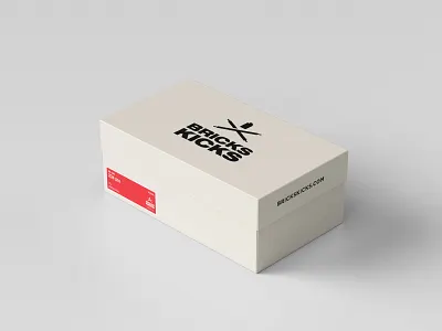 Bricks Kicks Packaging design logo packaging packaging design sneakers