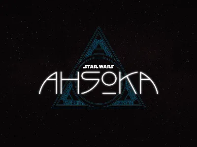 Star Wars | Disney+ Logotype Collection: Ahsoka ahsoka branding clone wars design disney entertainment logo jedi lettering logo logo design logotype logotype design star wars star wars art starwars television typography typography design typography logo