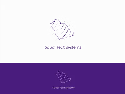 Branding for a deep tech company colorful design flat illustrator logo minimal purple typography vector