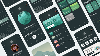 Medic Meditation App app branding design icon ios app design mobile typography ui ux