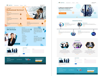 Website Landing Page Template website design and development website landing page website template