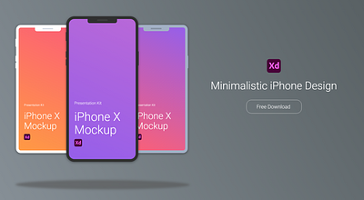 iPhone Mockup minalistic mobile mockup mockup
