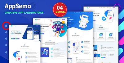 Nitrix - Laravel App Landing Page app app landing app landing page bootstrap clean company corporate creative creative app landing page laravel app landing page mobile app landing page modern responsive