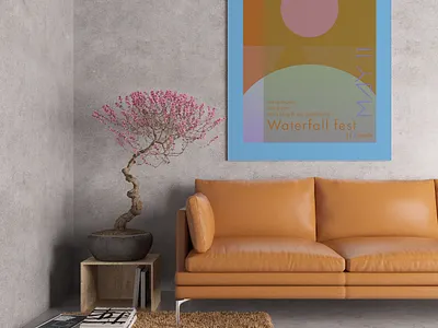 Poster design — Show posters album artwork beauty bright bright colors calm cameron houseman concert posters iowa city lines mesamoonmagic monochromatic music poster poster design poster layout print design seattle shape tour posters