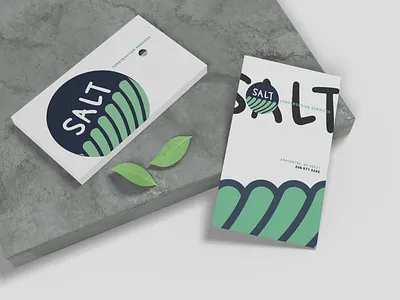 SALT CONSTRUCTION SERVICES | BRANDING & BUSINESS CARDS anacortes brand identity branding business card design cameron houseman chad wheeler iowa city layout mesamoonmagic salt salt construction services seattle vertical business card