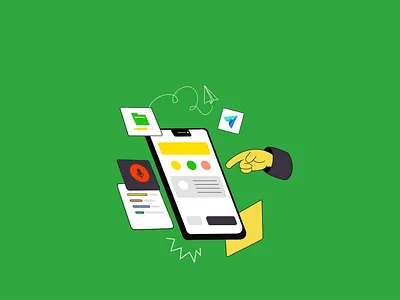 FEISHU training branding illustration
