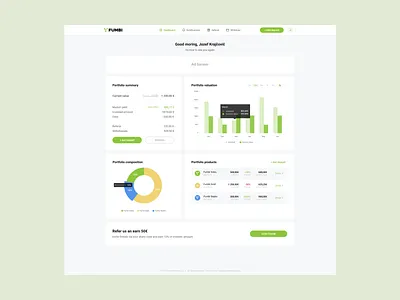 Redesign for Crypto market Fumbi bitcoin crypto exchange cryptocurrency dashboard web app design