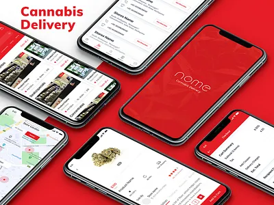 Cannabis Delivery App UI/UX Design delivery app delivery service storeapp stores uiux uiuxdesign uiuxdesigner