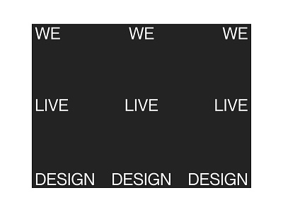 We live design design sustainability sustainable typography