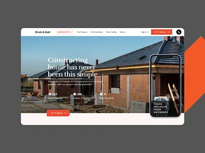 Brick & Bolt - 1 app branding business construction design designprojects icons illustration logodesign netbramha projects projectshots real estate logo realestate ui uiux uiuxprojects uiuxprojects ux website
