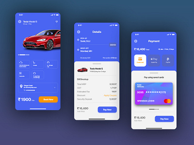 Car Rental App app car app car rental car rental app mobile app mobile app design mobile ui tesla ui uiux uiuxdesign user interface ux uxui