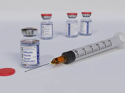 Influenza Vaccine (Blender 2.91) azerbaijan blender blender3d influenza vaccine