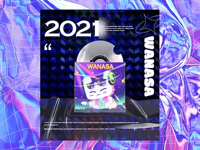 wanasa中东IP兔子 design logo ui