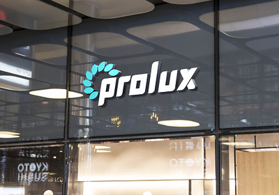 Prolux SIgn advertising aria brandideas brandidentity branding design ecology foglie graphic icon illustration illustrator inspiration logo logo design logodesigner logos logotypedesign sign vector